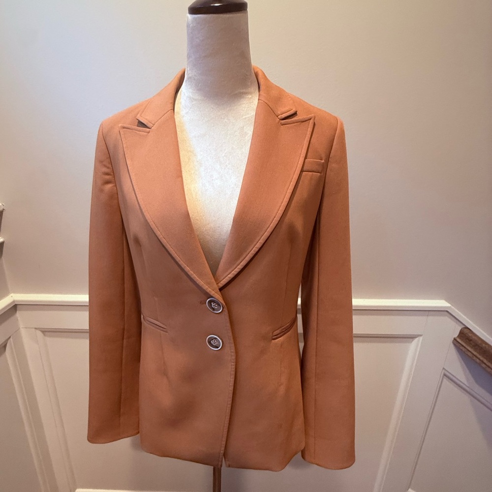 PAIGE Sz S Women's Camel/Tan/Brown Chelsee Blazer